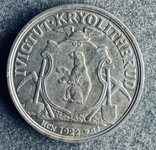 50 Öre 1922 HGN GJ Grönland