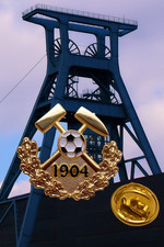 Schalke fan pin bergbau - fan,