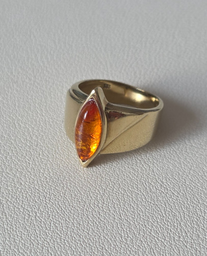 Ring gold 333 - ring, ovalem