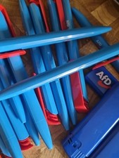 20 AfD Kugelschreiber blau und