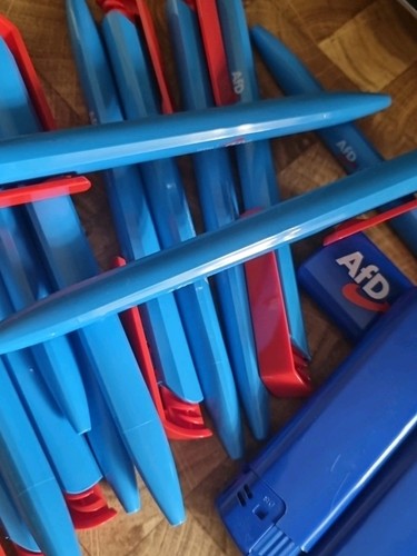 Afd kugelschreiber blau und - afd,