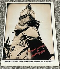 Rare Vintage 1987 Magazine UK Advert Picture Michiko Koshino London Ad
