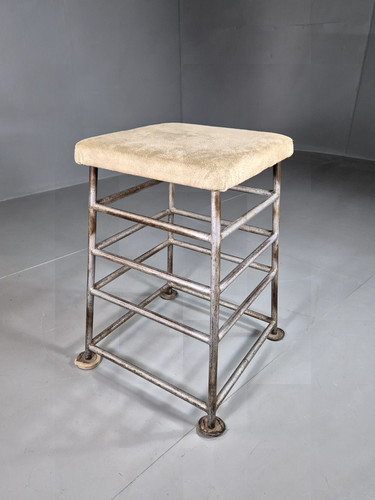 Vintage gym hochhocker stahl - vintage,