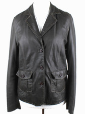 Lloyd Jacke Blazer Lederjacke, weich wie Stoff,Damen Gr.40 sehr guter Zustand