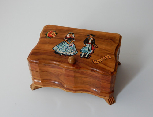 Vintage holz schmuckkästchen - vintage,