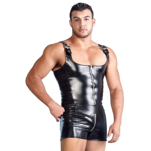 Herren overall lederimitat - herren,