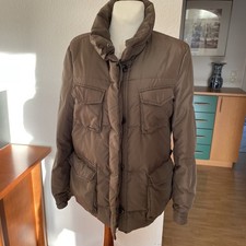 CINQUE Designer super warme Daunen Winter Jacke  Gr.L 40-42 Khaki Top