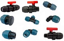 PE Rohr Verschraubung Kupplung Trinkwasser DVGW / KIWA / 16 BAR / 20/25/32 