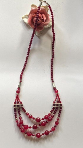 Collier edelstein granat und - collier,