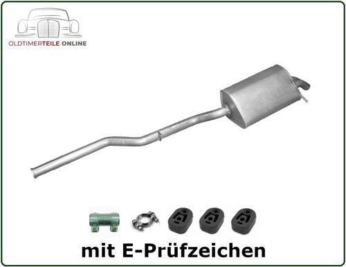 Auspuff set für mercedes - auspuff,