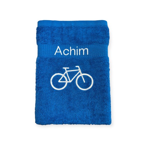 Fahrrad handtuch mit name - fahrrad,