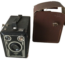 Vintage Agfa Synchro Box Kamera Fotoapparat Made in Germany | Schwarz