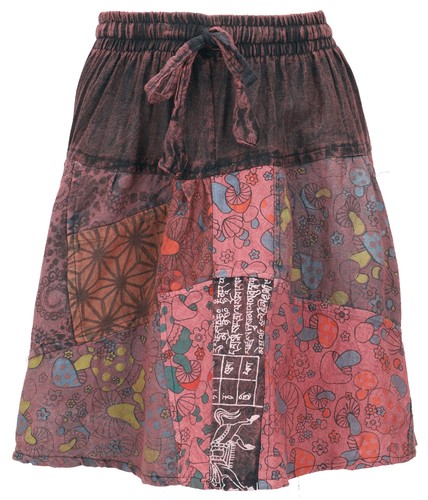 Goa patchwork minirock boho - patchwork,