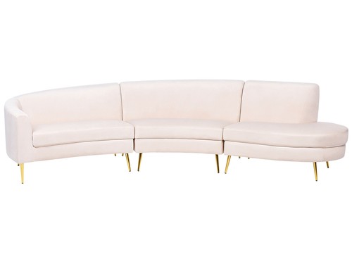 Wohnlandschaft rundecke beige - wohnlandschaft,