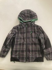 Color Kids Kinder Skijacke, grau/schwarz/grün für Jungs, 116-122 cm, Größe 6