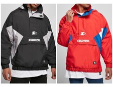 Starter Black Label Herren Windbreaker Überzieh-Jacke Pull Over Jacke 
