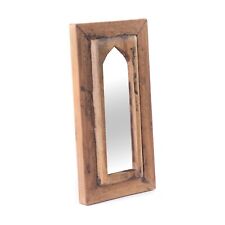 ORIENT WANDSPIEGEL "YARA" | Mahagoni Holz, 40 cm | Marokkanischer Flurspiegel   