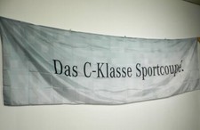 Mercedes Benz Hissfahne groß  für Ausleger ca. 4,20 x 1,20 m C-Klasse Sportcoupe