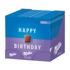Milka 'Happy Birthday' Pralinés Milchcrème, 110g, 10er Pack