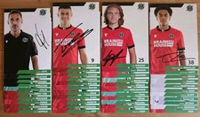 Autogrammkartensatz Hannover