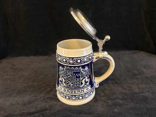Bayern bierkrug zinndeckel - bayern,