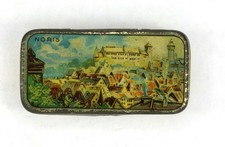 NADELDOSE "Noris - Burg"  -leer- Needle-tin, Grammophon, Schellack D326