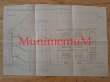 Bauplan Bauzeichnung für