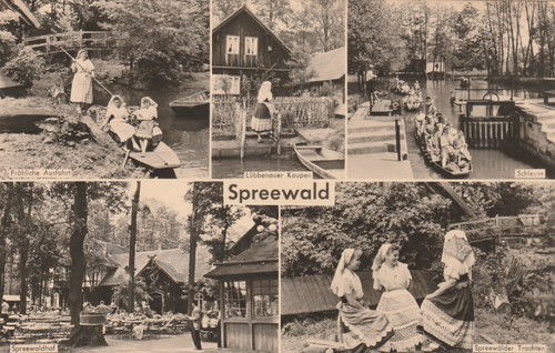 Spreewald mehrbildkarte um - ak,