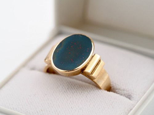 Herrenring 585 gold massiv - herrenring,