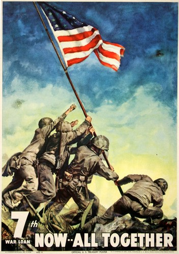 Original vintage poster wwii - poster,