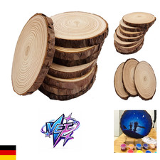Holzscheiben mit Rinde 8