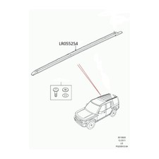 Dachschiene Aufnahme Dachgepäckträger rechts Land Rover Discovery 3,CAC500162PVJ