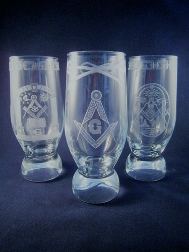 Logen glas kanone - logen-glas, m