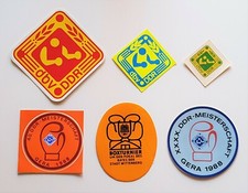 DDR Abziehbilder Aufkleber Boxen Meisterschaft Gera DBV Boxturnier Wittenberg