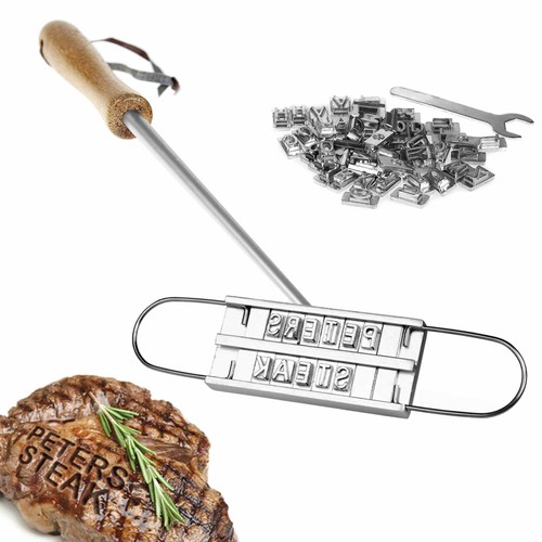 Bbq grillbrandeisen mit - bbq,