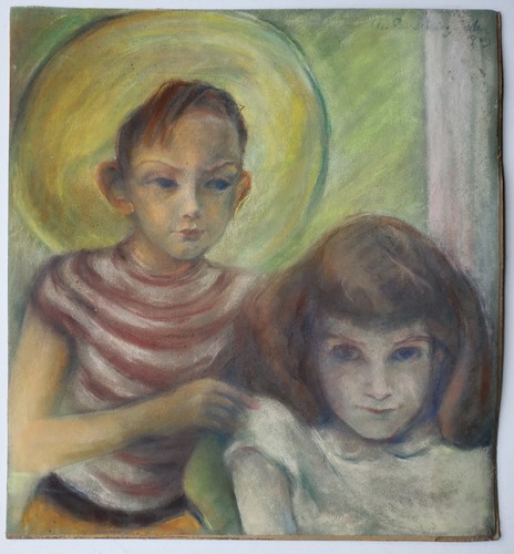 Zeichnung pastell portrait - zeichnung,