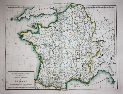 France frankreich map carte - frankreich,