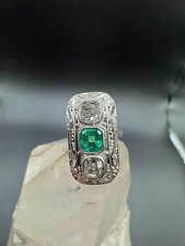 Ring 585 Gold Art Deco in 14K