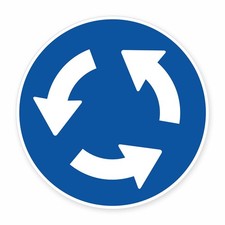 Schild „Kreisverkehr“ –