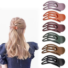 6 Stück Haarspange Flach,Flat