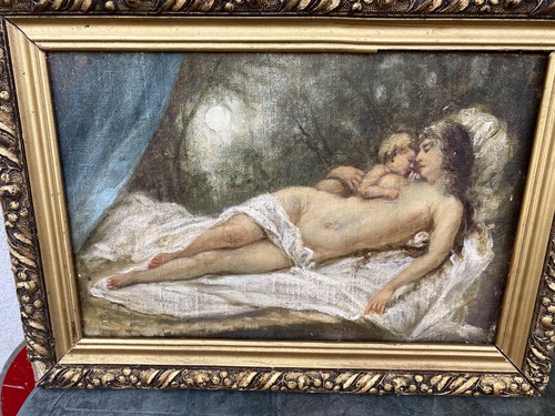 ölbild auf leinwand - Ölbild, leinwand,