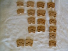 18 gebrauchte Geigenstege in verschiedenen Größen