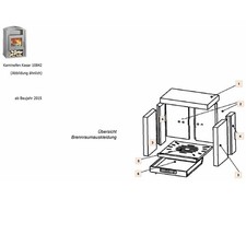 Ersatzteil WAMSLER für Kaminofen Kasar Typ 10842
