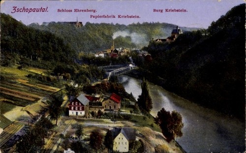 Kriebstein mittelsachsen - ak,