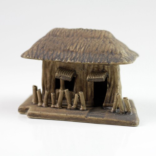 Keramikfigur asiatisches haus - keramikfigur,