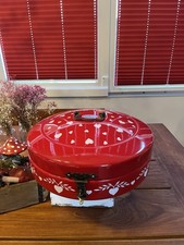 Wunderschöner Brottopf von Schwertner -Email – Landhaus-Charme pur 