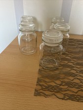 5 Vorratsgläser mit Vakuumdeckel H 11 cm Durchmesser ca. 7 cm