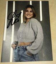 Lia Mitrou Original signierte Autogrammkarte Autogramm Karte Model TV #24