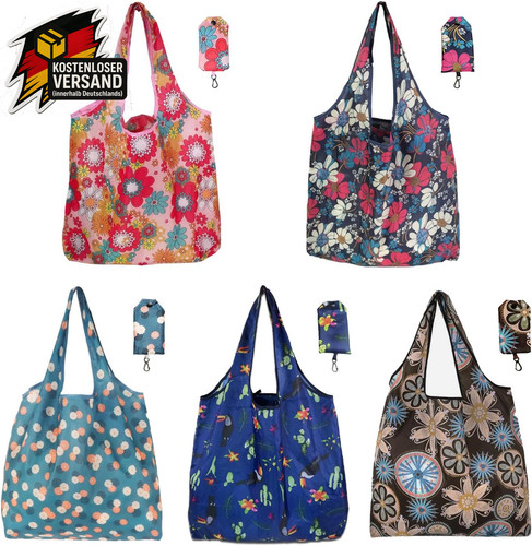 Faltbare einkaufstaschen set - faltbare,