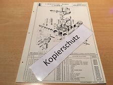 Alfa Romeo Giulia T.I. Super 2 Vergaseranlage, Vergaserplan Weber 45 DCOE 14